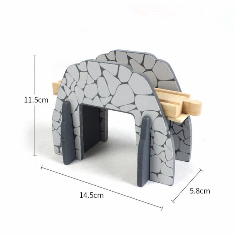 1PC di trasporto di Legno Pista del Treno Accessori Parcheggio Stazione Ferroviaria Fit per Thomas Biro Più Tracce Giocattoli Educativi per I Bambini: Rosso