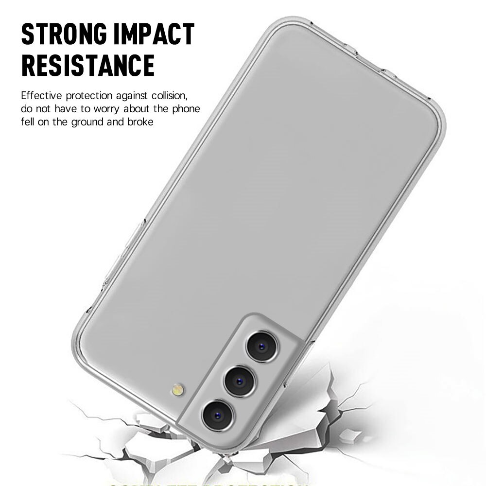 360 Cover Op Voor Samsung Galaxy S21 Fe 5G Case Soft Tpu Dubbelzijdig Transparant Coque Voor Samsung Samsun S 21fe S21fe 6.4Inch