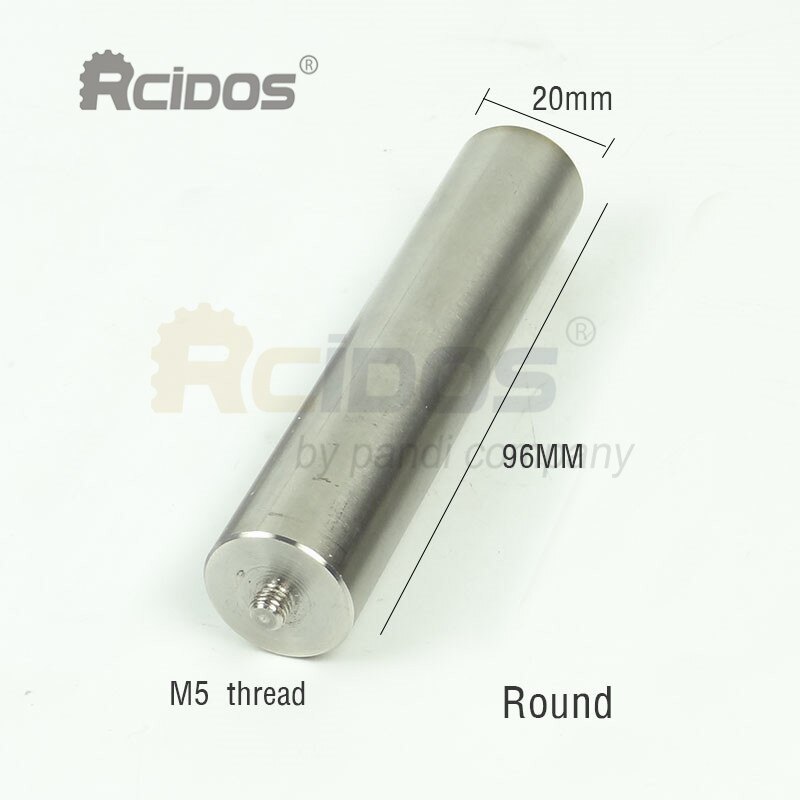 Rcidos #304 punho de aço inoxidável, ferramentas de gravação de logotipo de gravação a frio, punho sextavado: M5x20x96MM Bar only