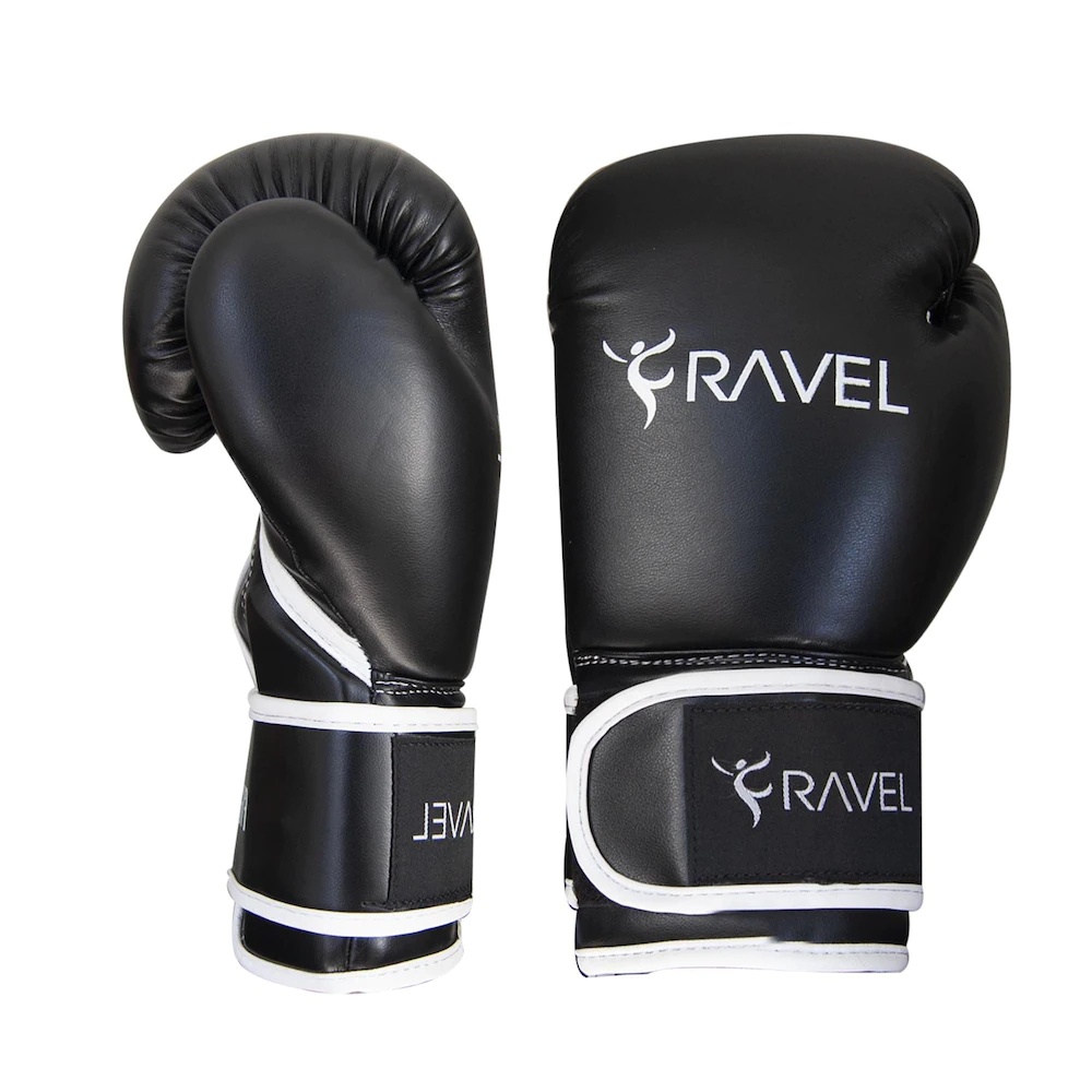 PU DuraStrong 14 oz Black Boxing gloves Grandado