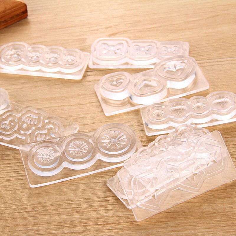 Manikyr gravyr mall silikon manikyr mall kit tjock 3d polering nail art diy dekorationsverktyg form set
