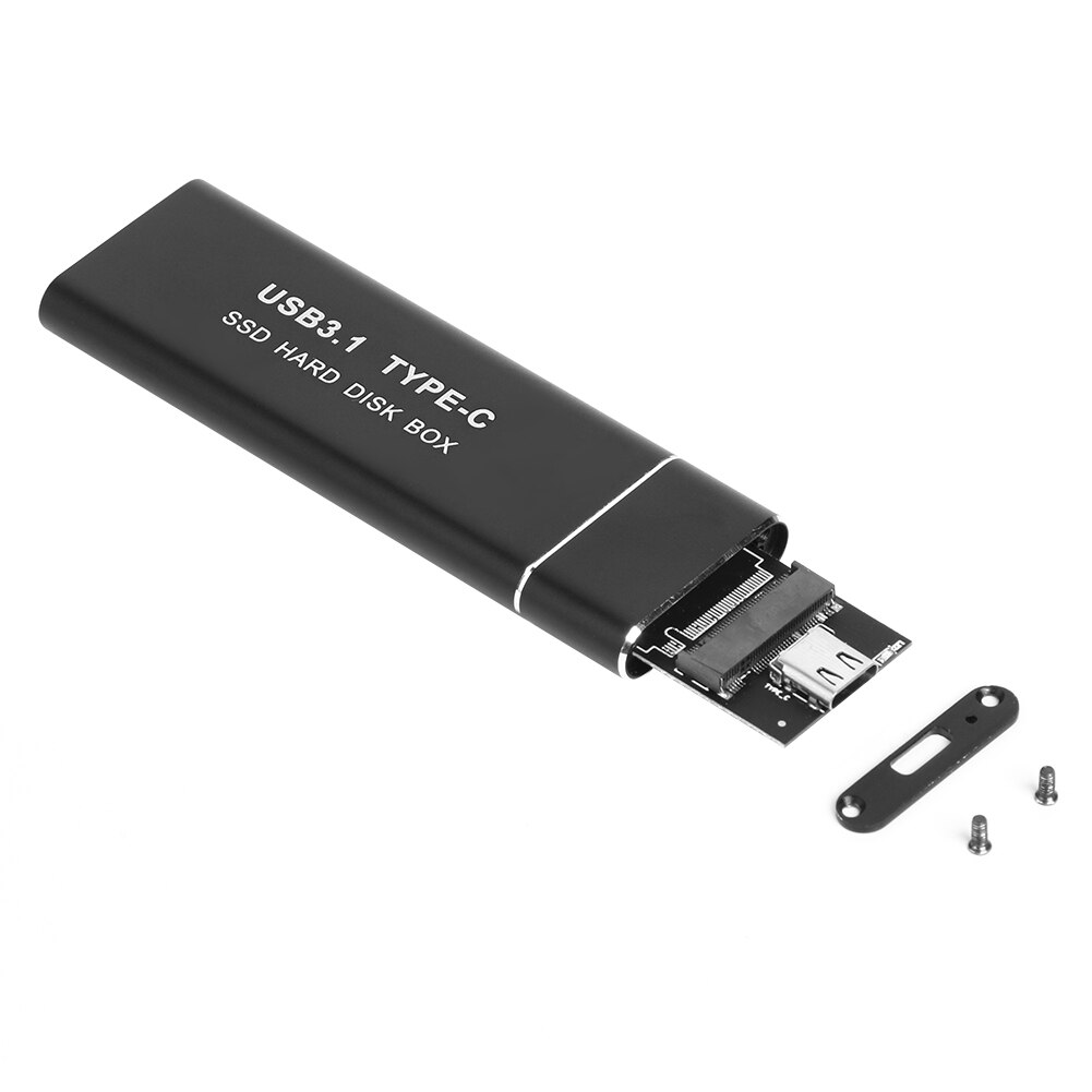 Carcasa de disco duro de estado sólido, adaptador para caja de SSD tipo C, M2, NVME, PCIe a USB3.1, GEN2 M, 2230/2242/2260/2280