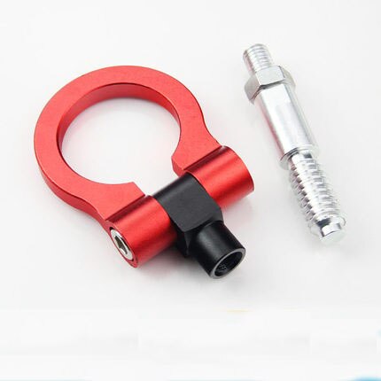 Car tow hook for focus mk3 mk2 exterior front bumper modified tow hook: Red