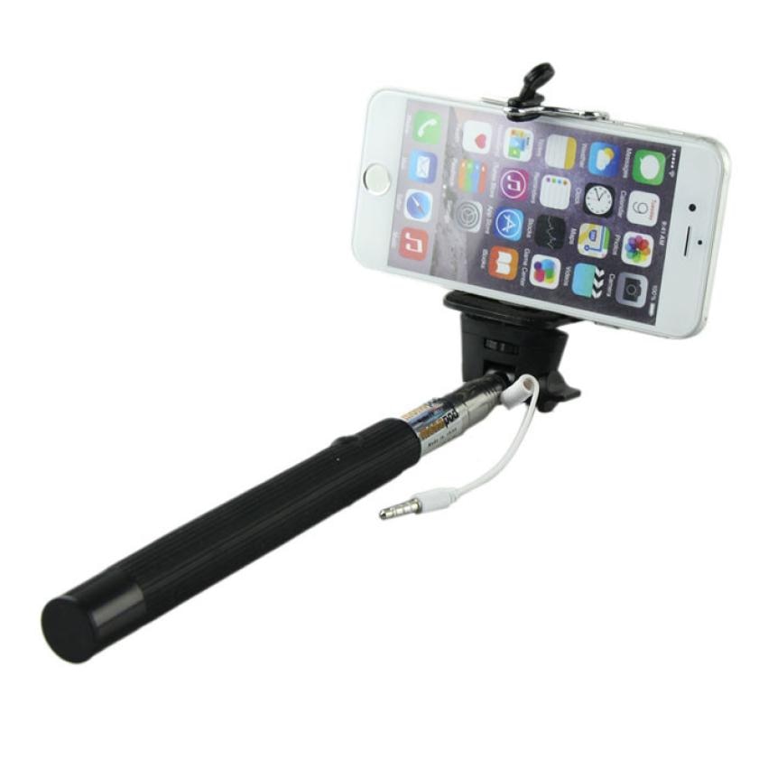 Beautiful Selfie Monopod Extendable Stick Cable Take Pole Handheld Holder w/ Remote Button KXL0720