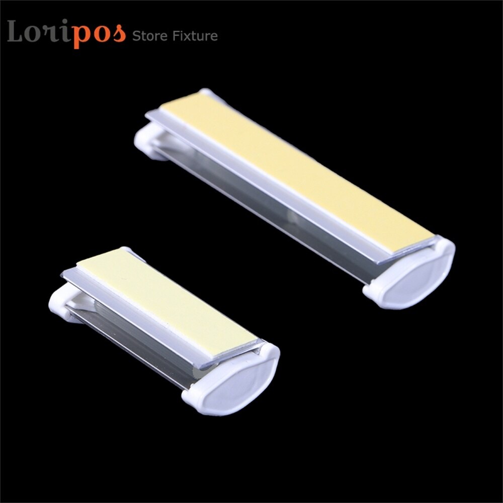 Zelfklevende Metalen Ticket Bill Houder Clip Poster Staaf Schorsing Haak Voor Schilderen Snap Poster Hanger Aanmelden Banner Hanger