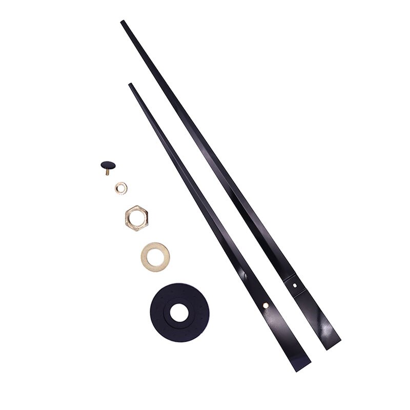1 sæt 38cm lange ur nål diy højt drejningsmoment ur bevægelse montering ur dele store ur nåle tilbehør mekanisme