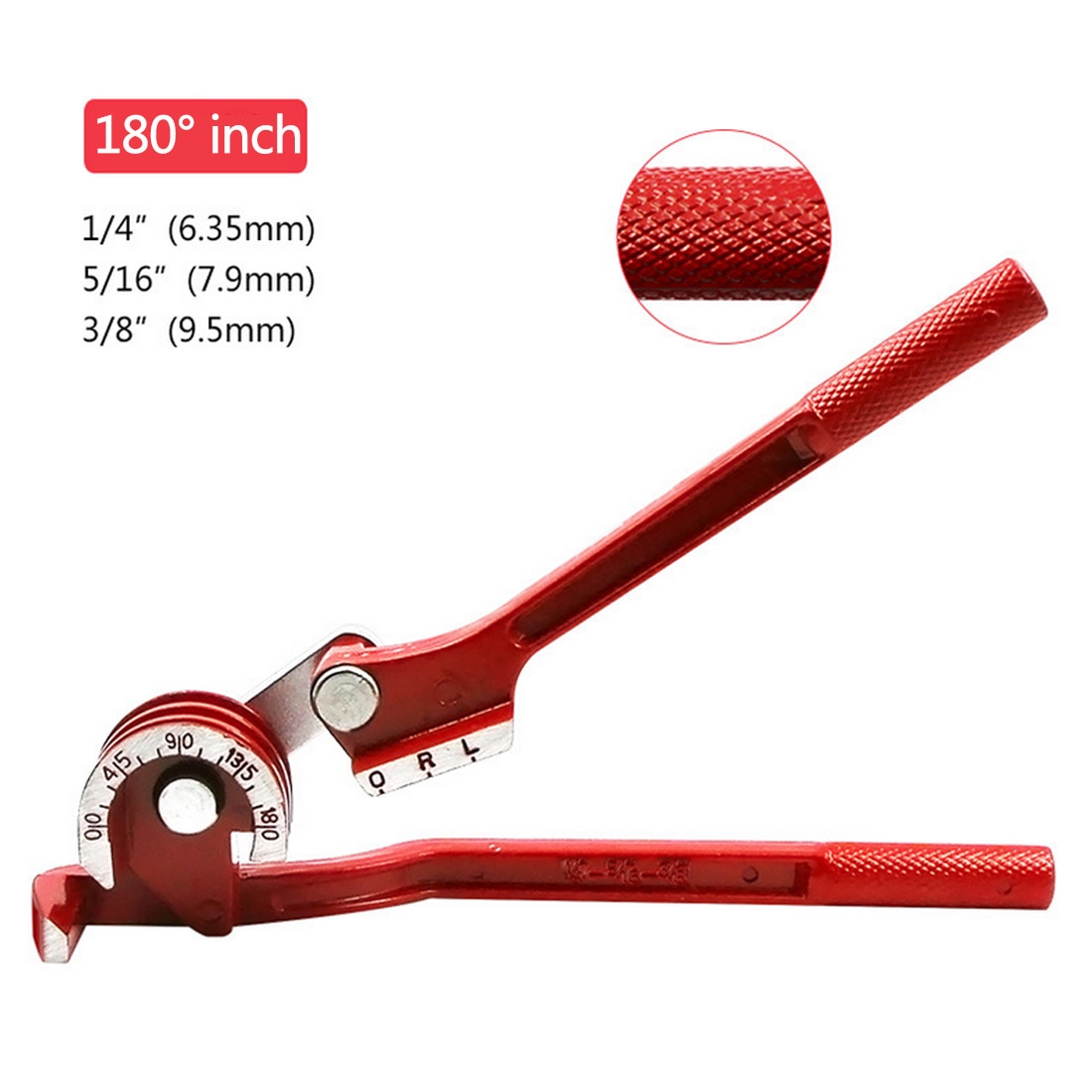 Manuelle Rohr Bieger Rohr 3 in 1 Biegen Maschine 180 Grad/90 Grad 6mm/ 8mm/ 10mm Schläuche Bieger Rohr für Kupfer/Aluminium Rohr