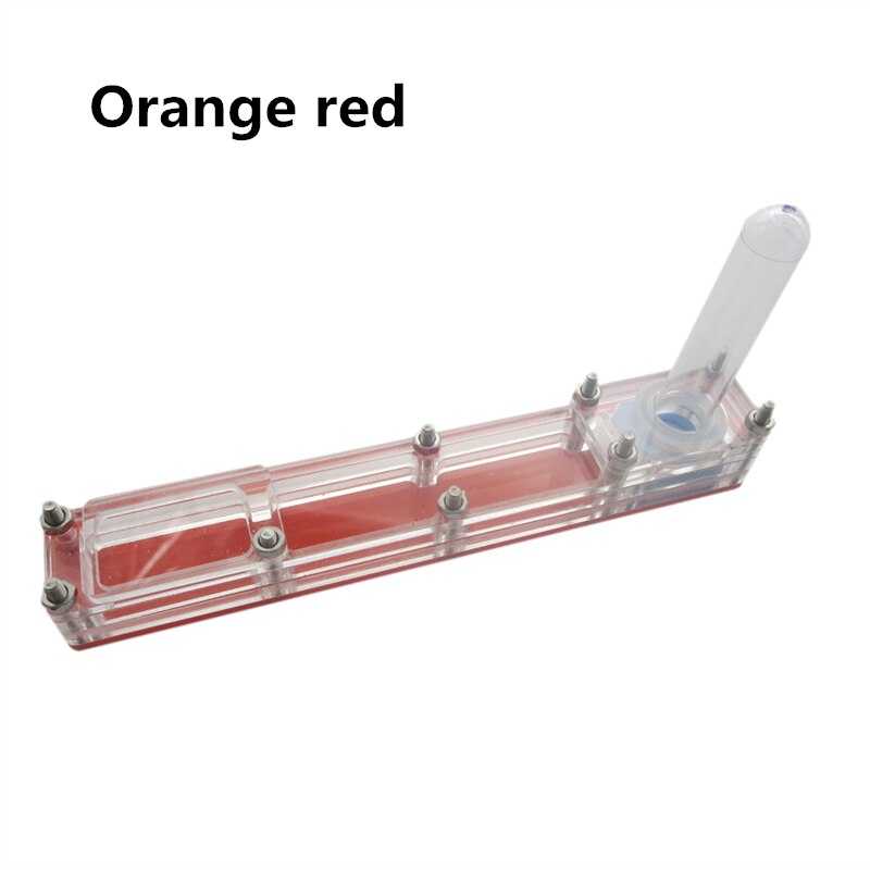 Small ant farm with Active Zone Water pipes provide humidity Suitable for the queen of ants 14*2.2*1.6cm: Orange red