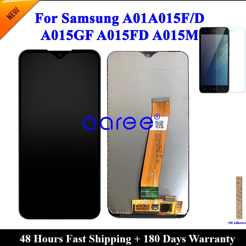 Ensemble écran tactile LCD, pour Samsung A01 A015F , Original