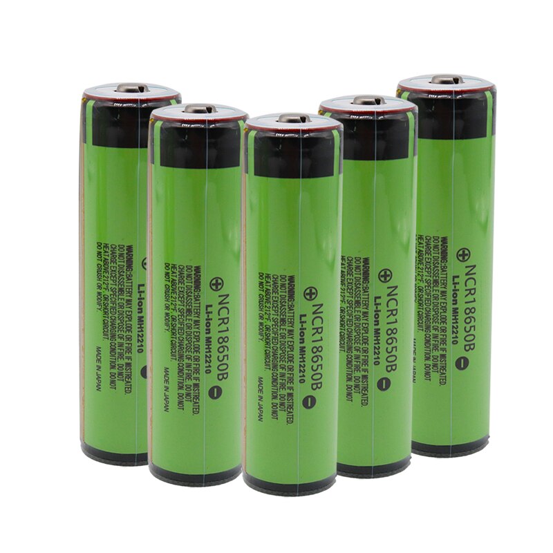 Batería recargable de iones de litio, 100% Original, 18650 NCR18650B, 3,7 V, con PCB, 3400mAh, para linterna, 18650 baterías