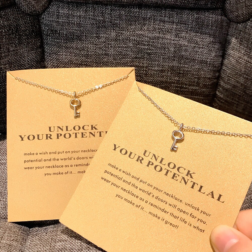 Moonxuan schlüsselanhänger-halskette, vergoldete und versilberte legierungskette, choker-schmuckhalskette für damen, karton