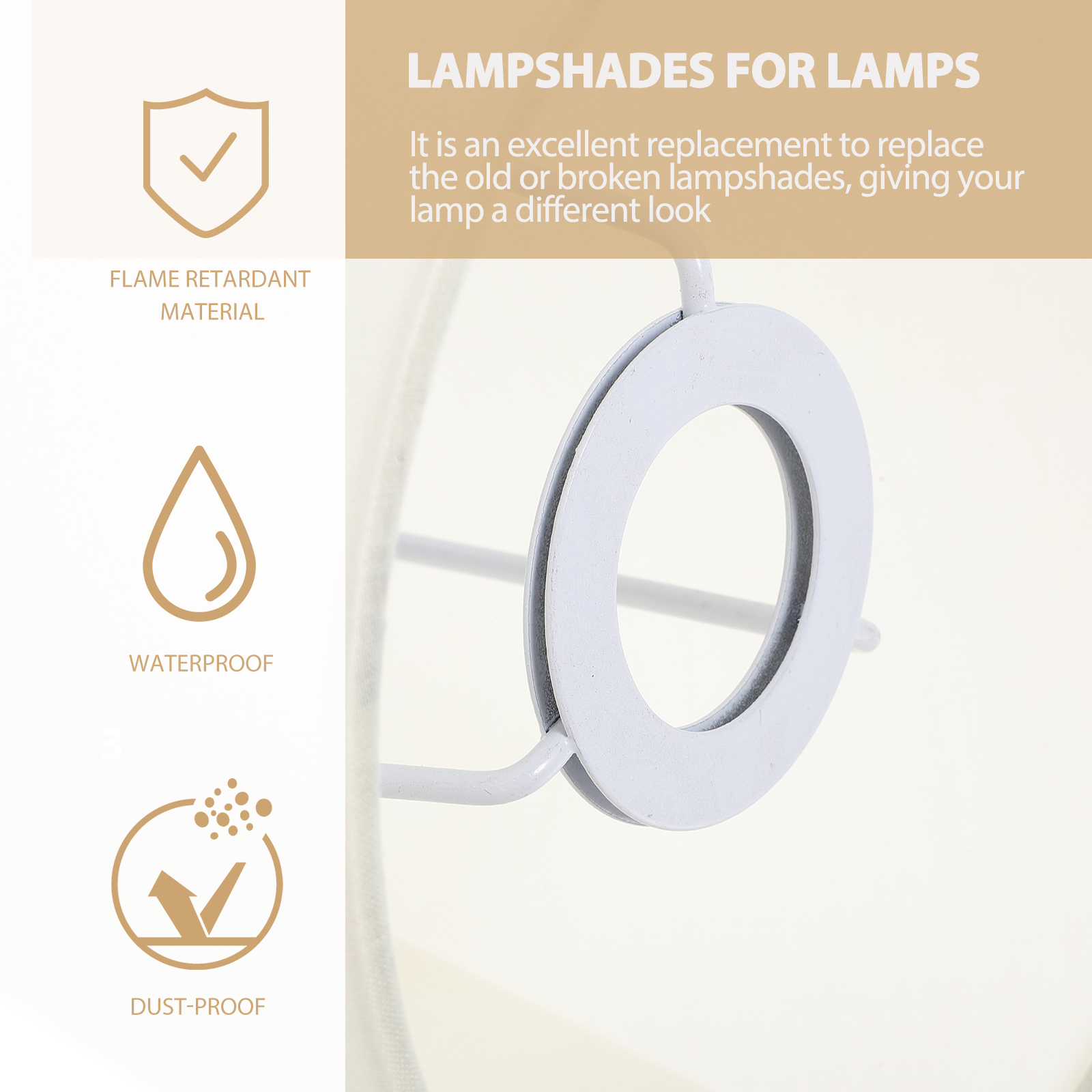 Kleiner Lampen schirm e14 Sockel retro-Stil Lampen schirm Stoff Jahrgang Lampen schirm