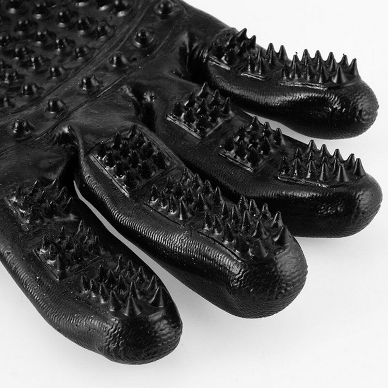 Zachte siliconen verzorgingshandschoen voor huisdieren, hondenborstel, huisdierborstelhandschoen, verzorgingsborstel, kattenbad, schoonmaakbenodigdheden voor katten, huisdierhandschoen, kattenkammen