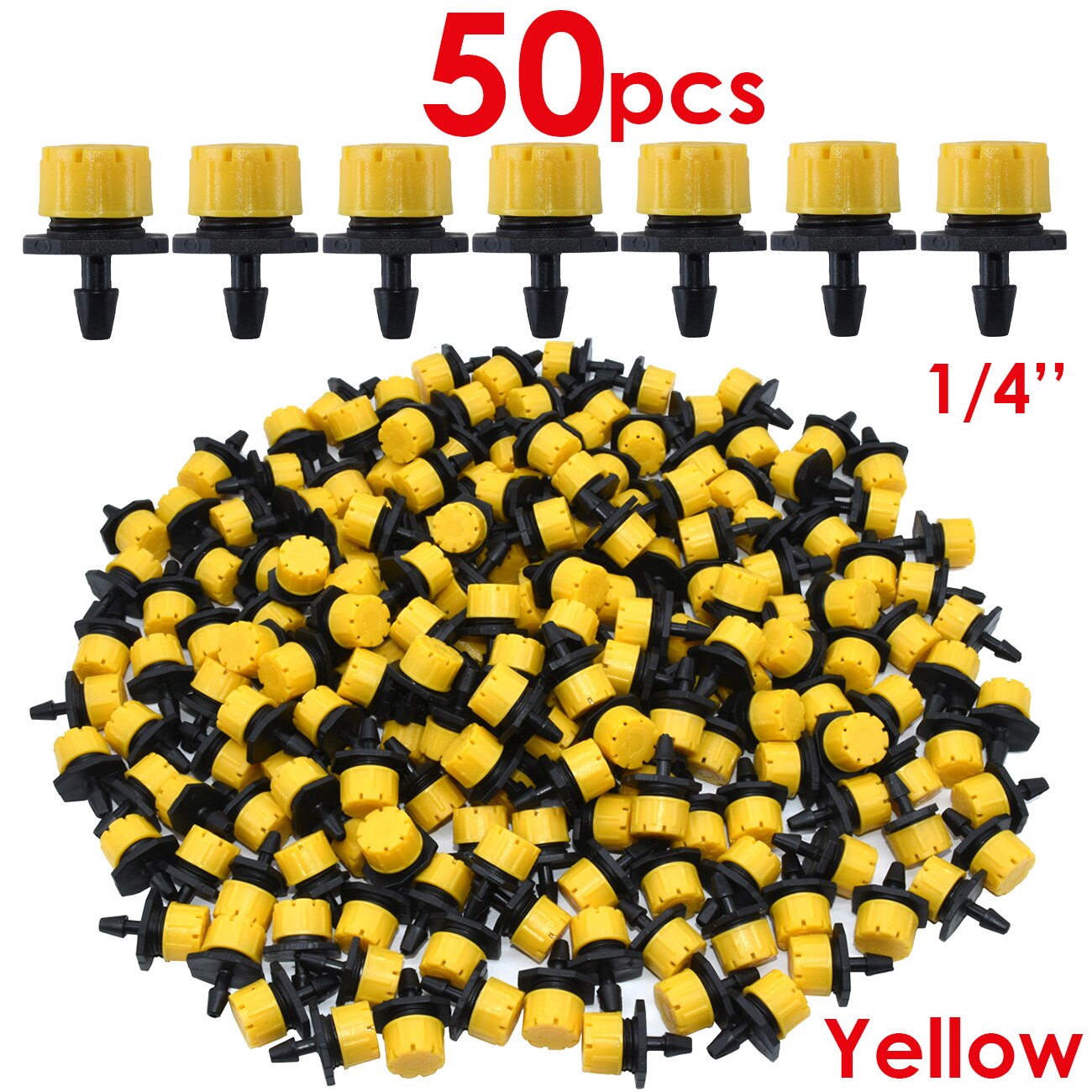 KESLA Garten 30-1000PCS 4/7mm Bewässerung Düse Einstellbar Tropf Bewässerung Sprinkler Emitter Micro Drip Gewächshaus balkon Hof