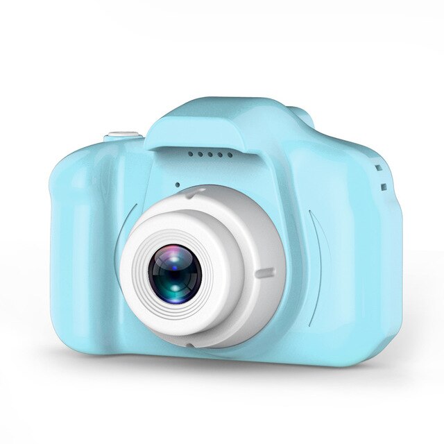 2 tommer hd søde videofoto digitale små bærbare børn kamera legetøj udendørs fotografering rekvisitter til barn fødselsdag: Himmelblå