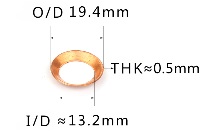 1/4" 3/8" 1/2" 5/8" 3/4" 7/8" Inch Flare End Cap Open seal Washer For Air Coniditoner Fitting