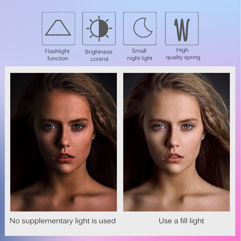 Mobile Phone Selfie Ring Light LED Photographic Lighting For Xiaomi IPhone Sumsang Smartphone Beauty And Brightening