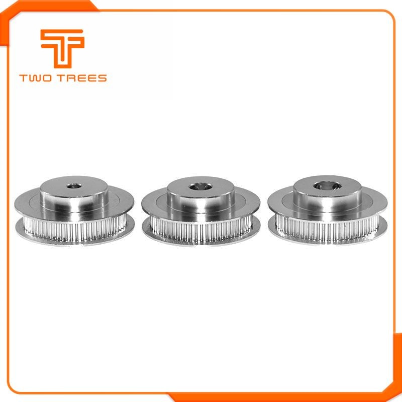 1pcs GT2 Timing Pulley 30 36 40 60 Tooth Wheel Bore 5mm 8mm Aluminum Gear Teeth Width 6mm Parts For Reprap 3D Printers Part