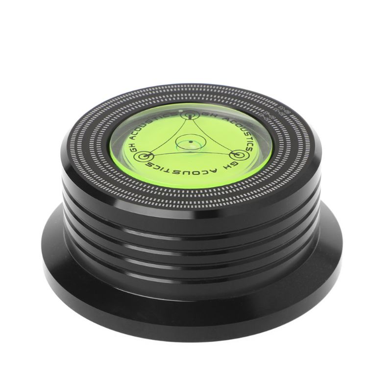 Uniwersalna 50Hz winylowa płyta długogrająca płyta gramofonowa stabilizator aluminiowy zacisk wagi Dropship: czarny