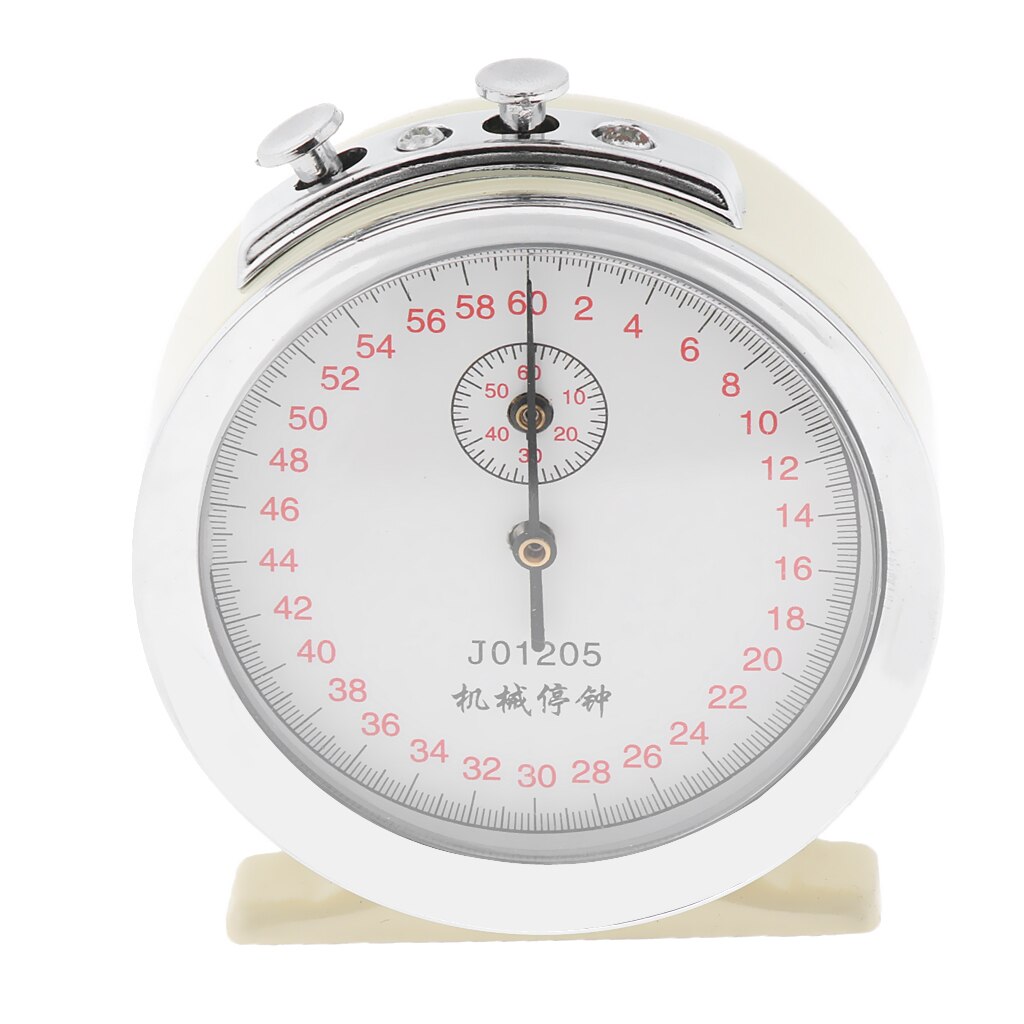 Mechanische Stopwatch Stop Klok Natuurkunde Experiment Onderwijs Instrument 60 S
