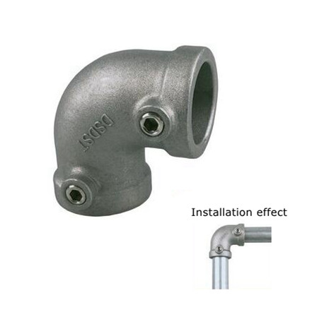 20mm/25mm/32mm Aluminum alloy Connector Elbow Tee Base Flat Three-dimensional Fitting Connection Fastener Steel Tube Shelf Parts: 75*40mm / Bronze Yellow