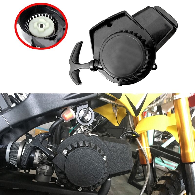 Pull Start Recoil Starter for 43Cc 47Cc 49Cc Bike Mini Quad ATV Dirt Bike: Default Title