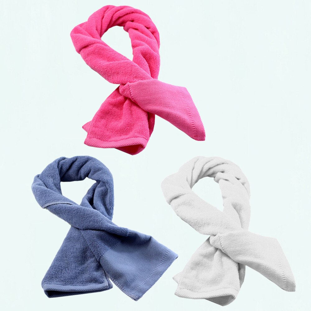 3Pcs Outdoor Sport Handdoek Fitness Kamer Sport Handdoek Verlengen Badkamer Handdoek Zachte Katoenen Handdoek Voor Outdoor Home (Grijs + + Wh