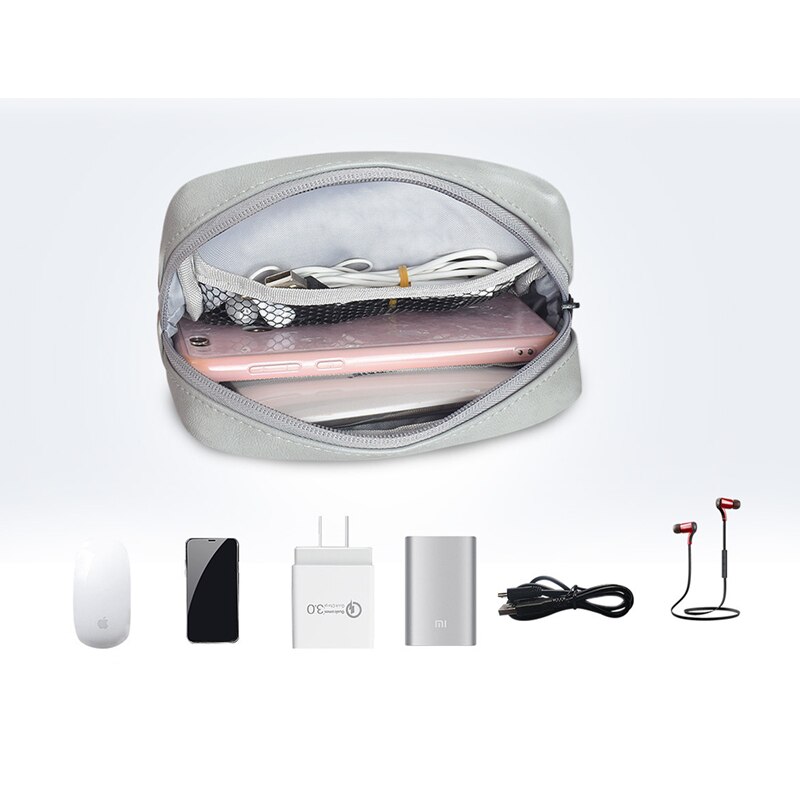 Neue Lagerung Daten Kabel Reisetasche U Disk Energie Bank Elektronische Zubehör Organizer Kopfhörer SD Karte Energie Bank Container Beutel