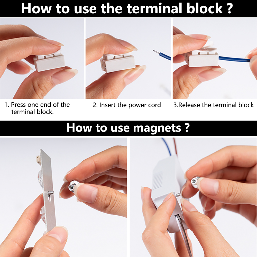 LED Module Light Bar 220V High Brightness 40cm 50cm For Living Room Bedroom Ceiling Light Replacement LED Strip Module Magnetic