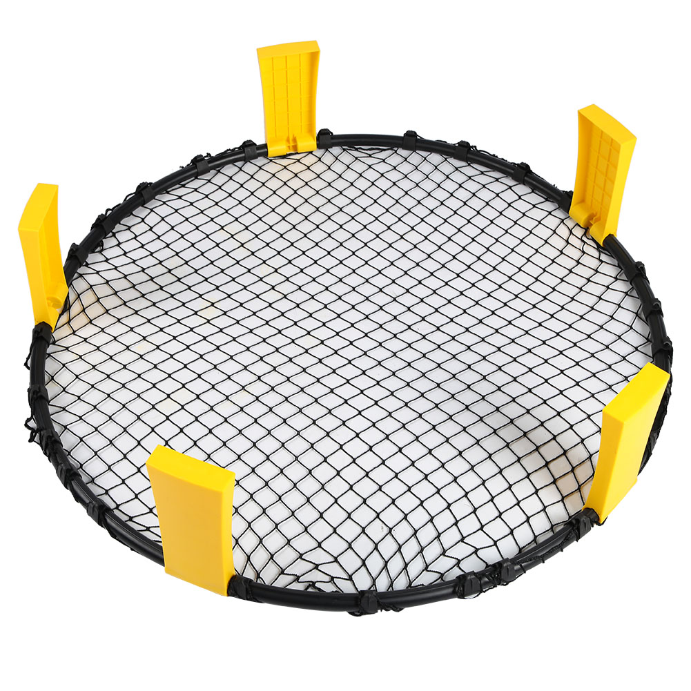 Mini Strand Volleyball Ball einstellen draussen Sport Mit 3 Bälle Volleyball Netz Rasen Fitness Ausrügestochen