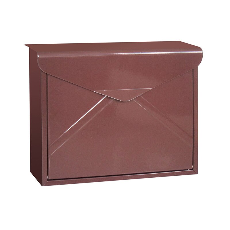 38x12.5x29.4CM Wall Mounted Metal Lockable Simple Mailbox Outdoor Apartment Home Letterbox Mail Newspaper Box Garden Ornament: 04