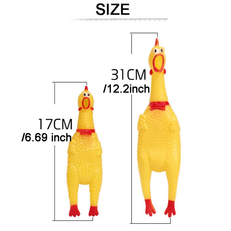 31cm 17cm Schreien Huhn quetschen Klang-Spielzeug Haustiere Spielzeug Produkt Hund Spielzeug Shrilling Dekompression Werkzeug Lustige Spielereien