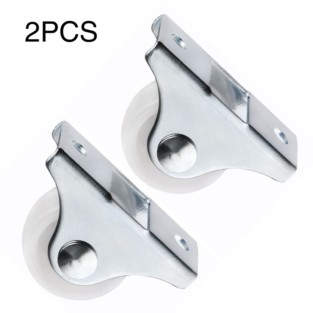 2Stck fest Möbel gerichtet Praktische Schublade Metall oben Platte Ersatz Zauberer Rad Starre Warenkorb PP Einfach Installieren