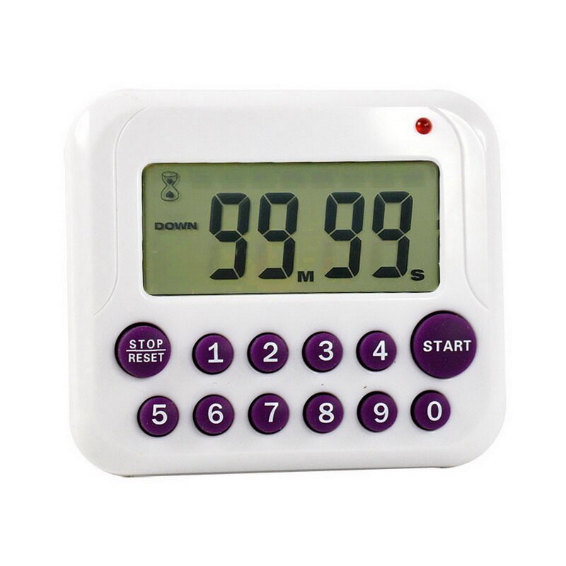 LCD Digital Kitchen Timer For Cooking Baking Sports Games Portable Count Down/Count Up Timer Mini Loud Alarm Timer Clock#1: B