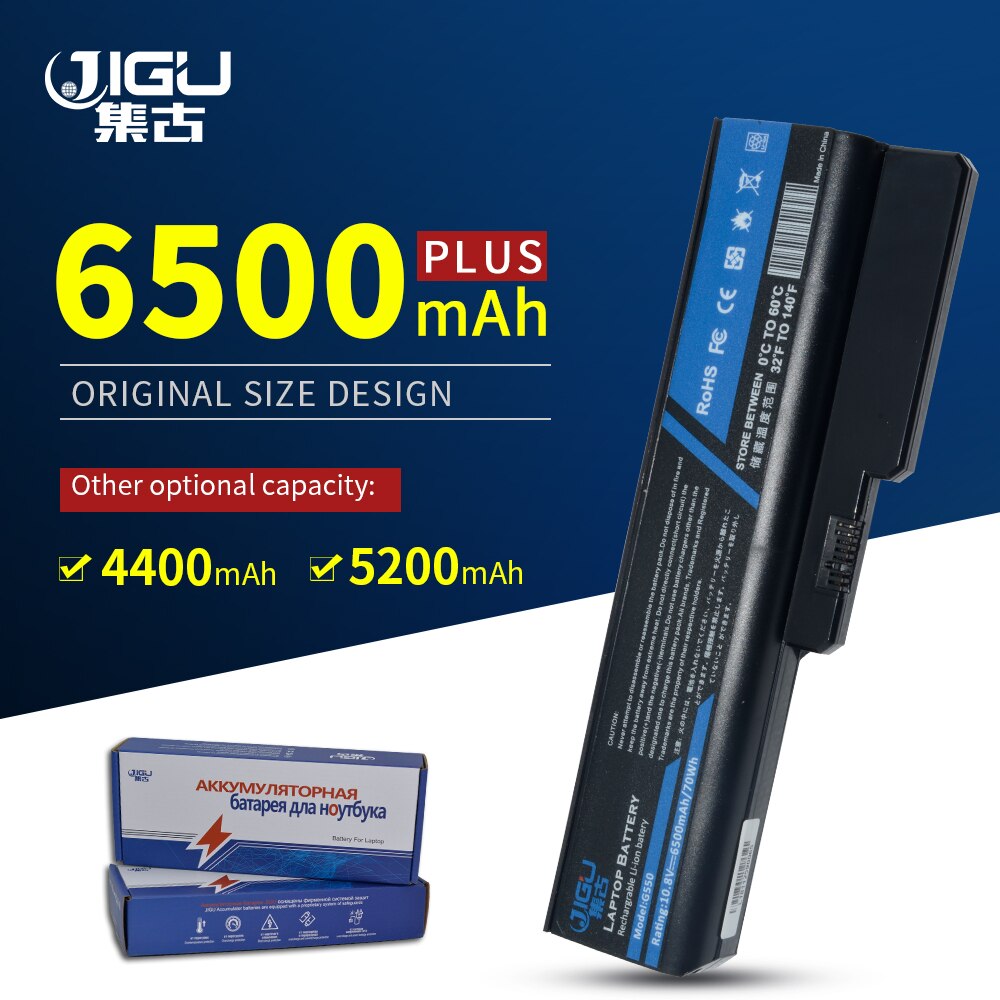 JIGU Laptop Battery For LENOVO A 3000 L08L6Y02 L08N6Y02 L08O6C02 G430 G450 G455A G530 G550 G555 L08S6C02 LO806D01 L08L6C02