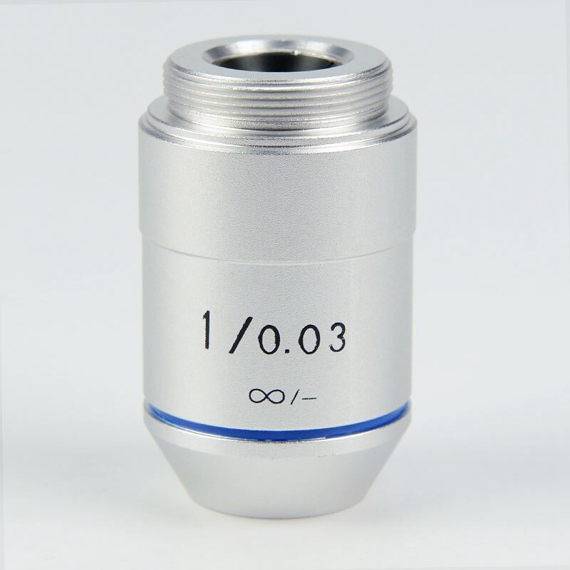 1X 2X Low Magnification Infinity Objective 195 Achromatic Objective Lens with RMS Thread 20.2 mm for Biological Microscope
