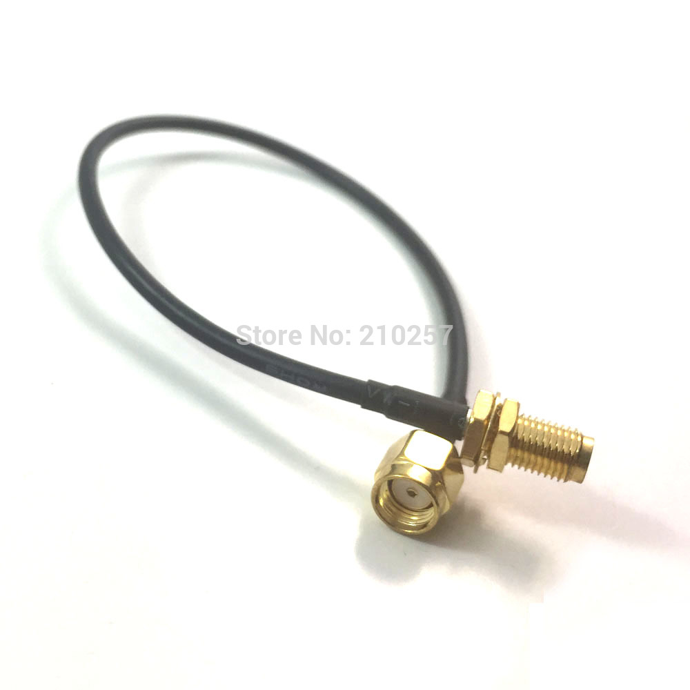 Câble Coaxial RG174 20cm pour antenne Wifi, 5 pièces, connecteur Rp Sma mâle vers rp-sma femelle