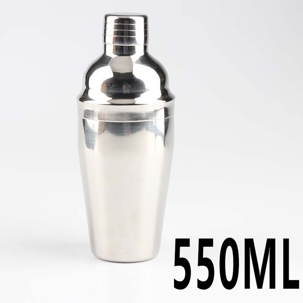 550ml Cocktail Shaker Set Drink Maker Mixer Martini Bartender Kit Bar Tool 20/410ml Measuring Jigger