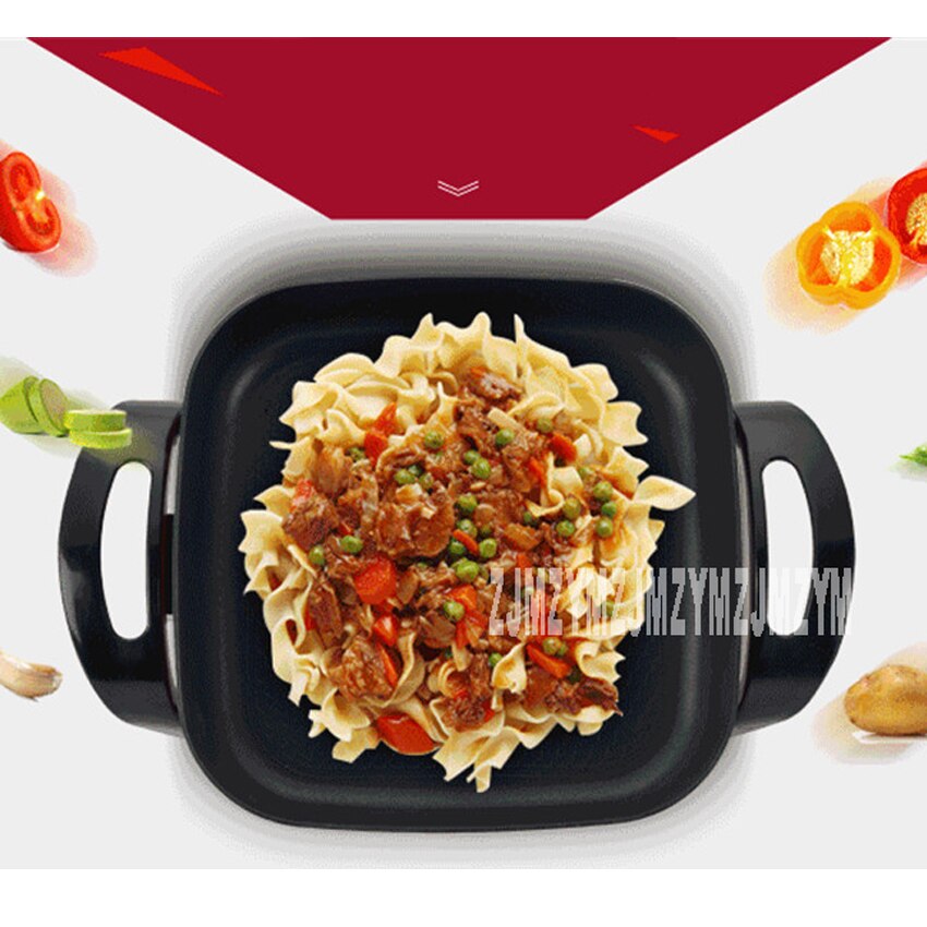 Hause Koreanische elektrische kochtopf multifunktionale große kapazität elektrische kochtopf rauchfreien nicht-Stock elektroherd schlafsaal topf