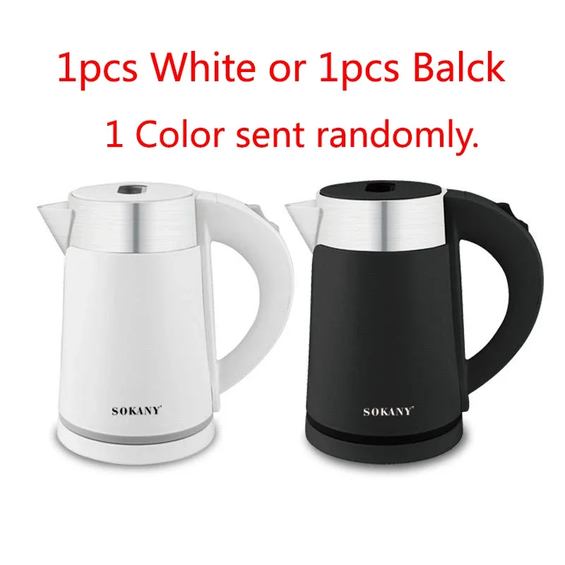 Houselin 1-liter elektrische theeketel, waterkoker en verwarming, 1200 watt voor snel koken, automatische uitschakeling en droogkookbeveiliging: Kr