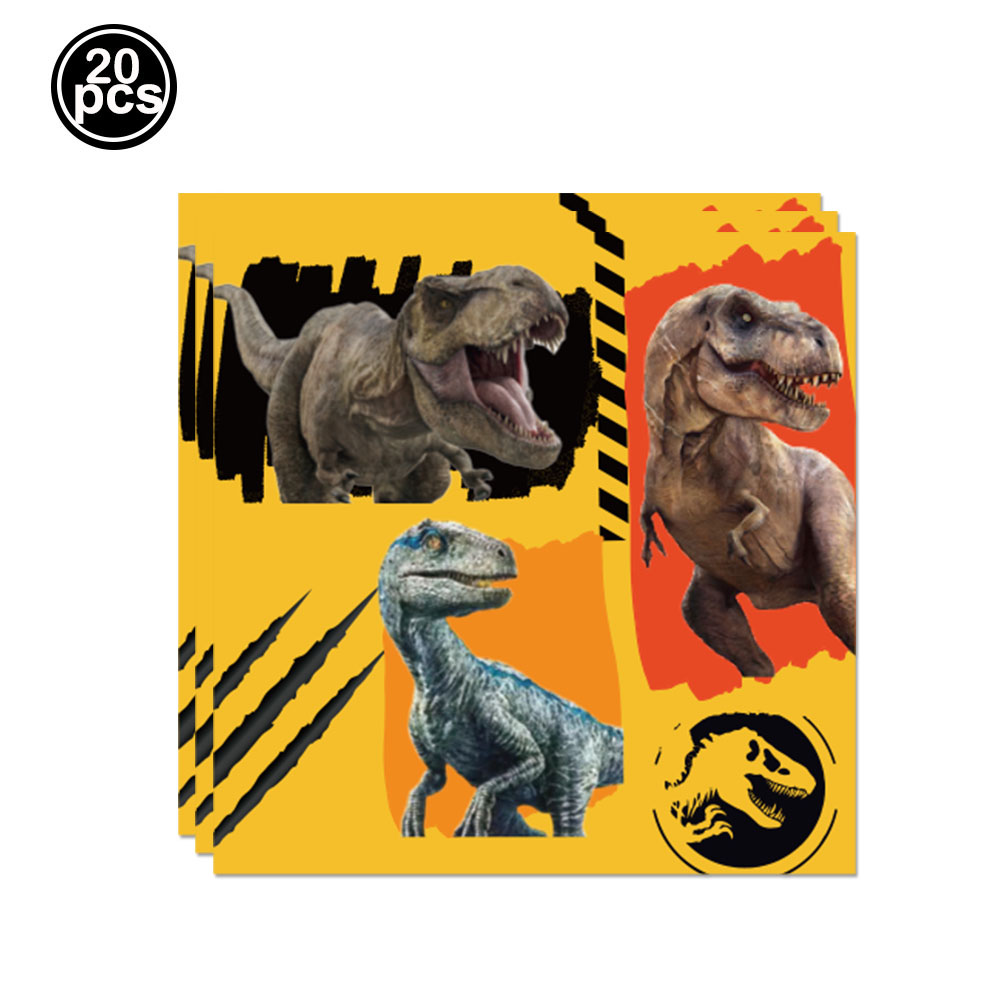 Dinosaur Cake Topper Cute Cartoon Jungle Safari Dino Birthday Cake Decoration Boys Kids Dinosaur Themed Baby Shower Party Supply: DEEP BLUE