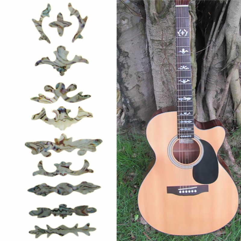 Guitar Inlay Sticker Fretboard Marker Fingerboard Decals Mixed Pattern Beautiful