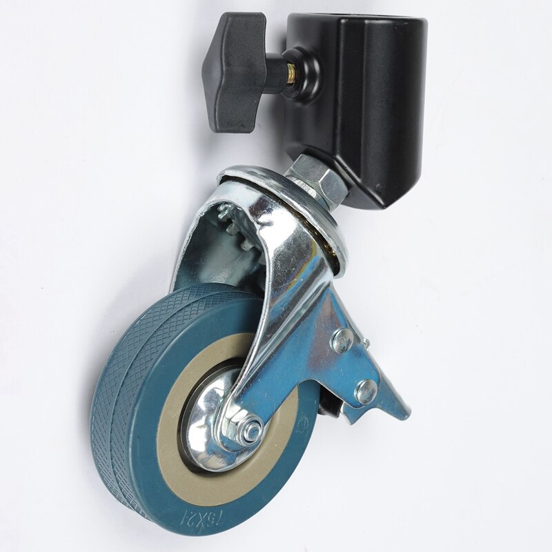 3PCS 22mm Photo Studio Heavy Duty Universal Caster Wheel for Light Stands&amp;Studio Boom Photo Studio Accessories