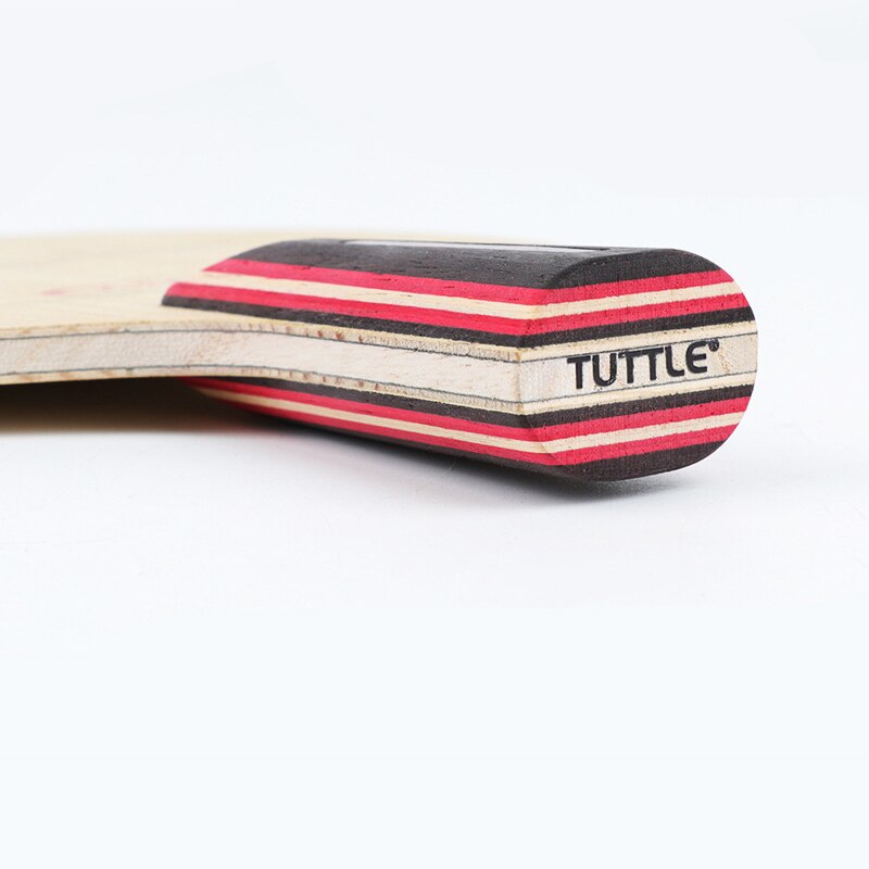 1PC Ping Pong Paddle Blade CS FL Long Short Handle Table Tennis Racket Bat 7 Ply Tung Wood Carbon Fiber Table Tennis Competition