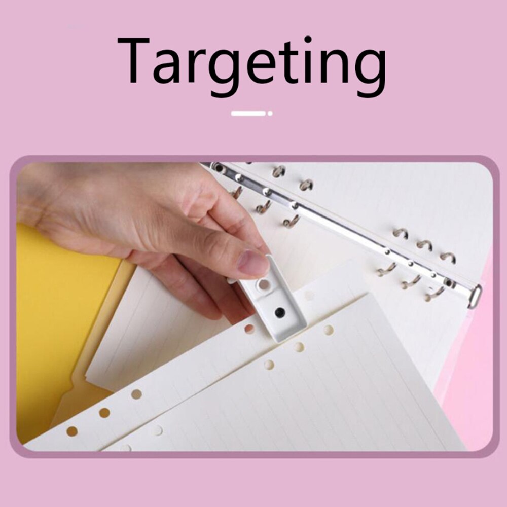 Single Hole Punching Machine Mini Punching Machine Loose-leaf Punching Machine For School Scrapbooks Paper Crafts Stationery