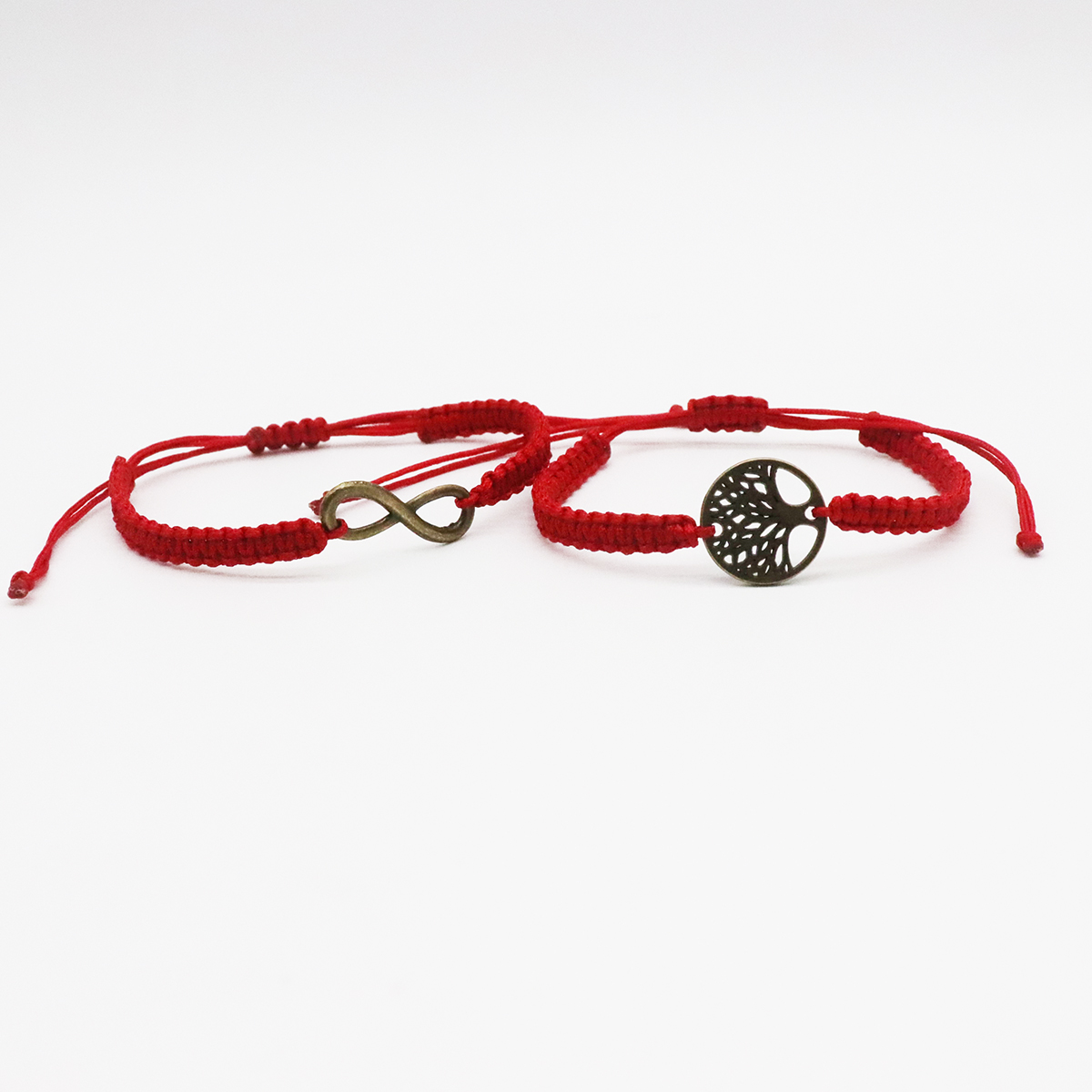 Bluestar 2Pcs Infinity Handgemaakte Armband Set Vriendschap Armband Set Infinity Liefde Koppels Armband Set Infinity Sieraden