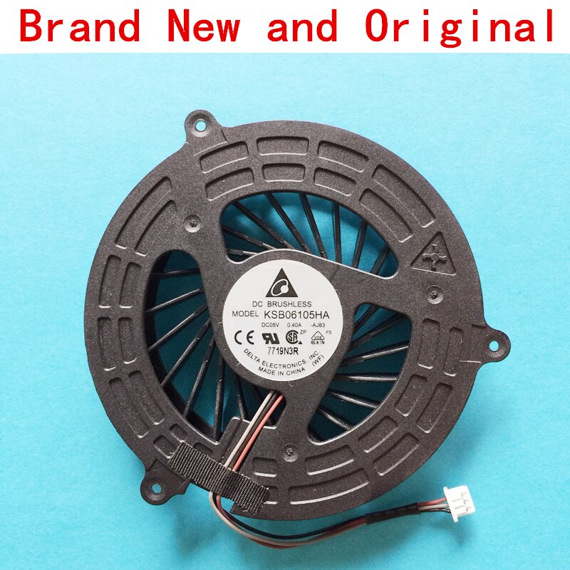 CPU Koelventilator, 4Pin Case Fan Vervanging, Laptop Koeler Computer Koelventilator Radiator voor HP EliteBook 8560p 8570p/voor HP ProBook 6560b 6565b 6570b