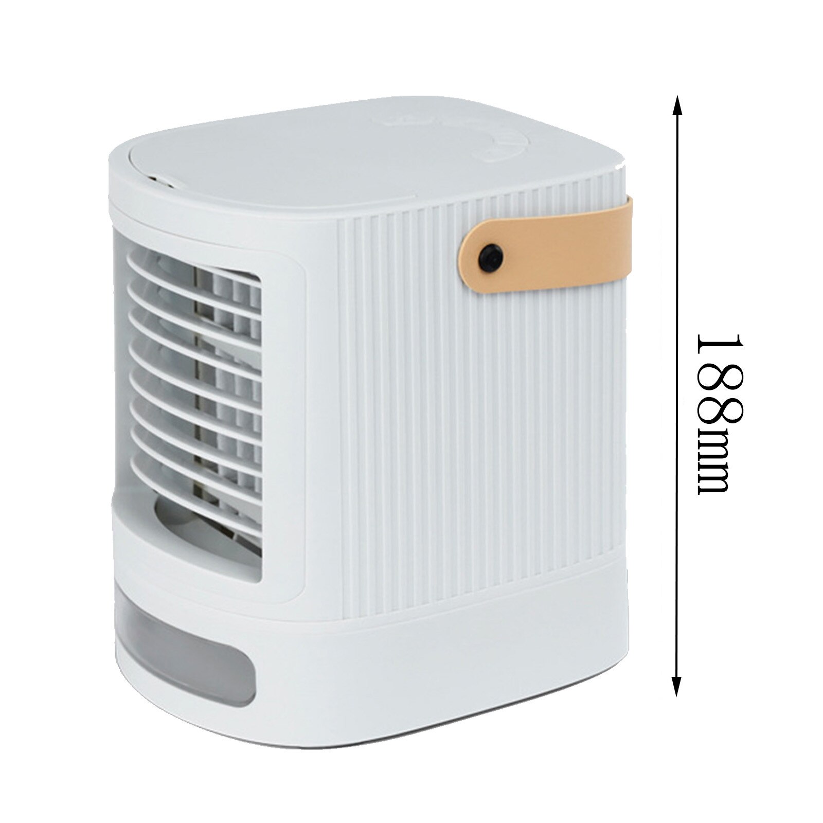 Portable Mini Air Cooler Usb Small Air Cooler Ice Crystal Small Air Cooler Fan Mini Desktop Air Conditioner Humidifier Purifier