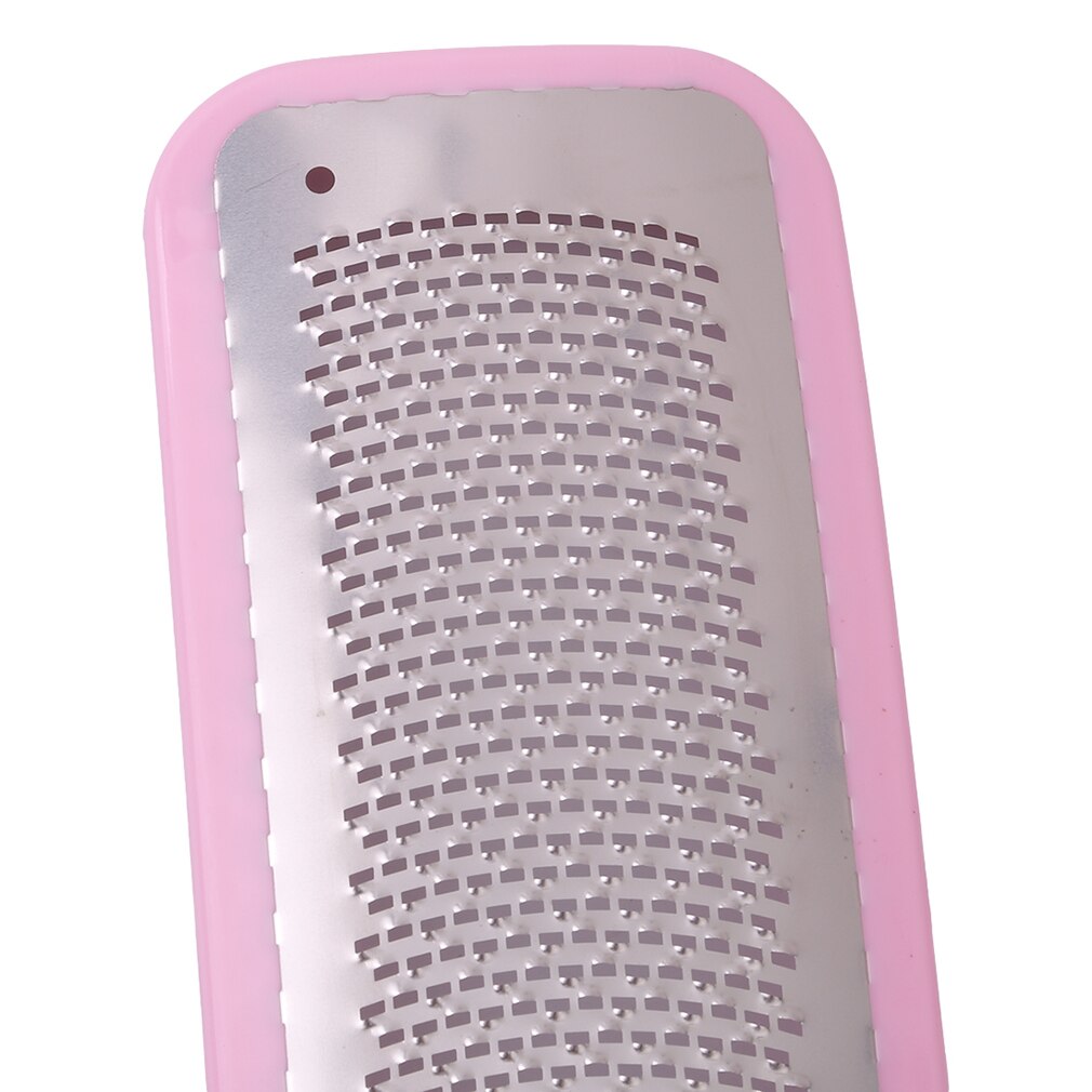 Raspa callos de pies de acero inoxidable, producto para eliminar la piel muerta, Lima exfoliante, Lima de pedicura, herramienta para el cuidado de los pies