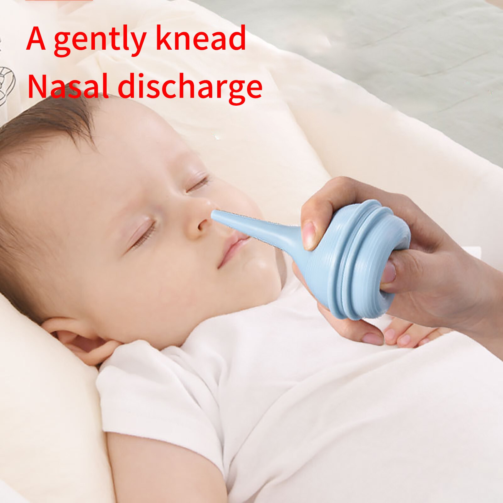 Baby Neusreiniger Babysnuiter Sniffling Apparatuur Veilig Hygiënische Neus Snot Reiniger Voor Pasgeborenen Pinch-Type Neuszuiger